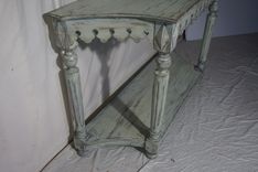 Swedish Table. Dim. 54'' X 18'' Dp. X 33'' Ht. 2 small