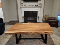 Monkey Pod Live Edge Coffee Table 4 small