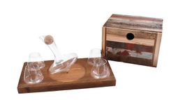 Tad Foursome Decanter And Wine Glass Set 5 small