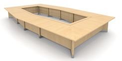 Custom Conference Table - Inlay - Veneer 2 small