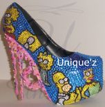 The Simpsons Heels (3d Homer's Donut) 4 small