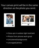 Voice Memorial Gift, Soundwave Art Qr Code, In Loving Memory, Photo Canvas Print 5 small