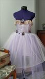 Princess Or Fairy Costume Or Bridal Flower Girl Dress 3 small