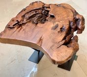 Large Burl-Top Studio Coffee Table 5 small