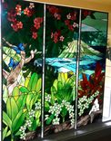 Stained Glass Triptych - Room With A View 2 small