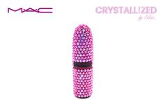 Crystallized Mac Lipstick Bling Makeup Genuine European Crystals Bedazzled Cosmetics 2 small