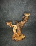 Double Head Twisted Juniper Taxidermy Pedestal 1 small