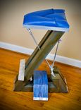 Custom Wood Metal Upholstered Bar Stool Hightop Chair 4 small