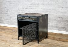 Industrial-Style Nightstand, Printer Stand,  Reclaimed Wood, End Table. 5 small