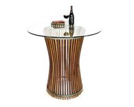 Wine Barrel Pub Or Tasting Table - Halesia - Made From Retired California Wine Barrels 1 small