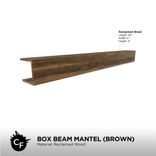 Box Beam Mantel (Brown) 1 small