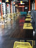 Restaurant Tables, Stained. 30x30 2 small