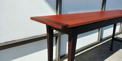 Antikea Floating Top Sofa (Entry, Hall, Console) Table In Sapele And Wenge 5 small