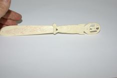 Carved Bone Letter Opener Fish Net Custom Example 4 small