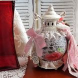 French Table Lamp Night Light Vintage Style Lantern 2 small