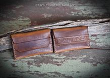 Custom Horween Leather Card Wallet 1 small