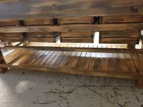 Rustic Pine Kitchen Island 3 small