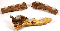 Grapevine 3 Candle Holder - Trefoil - Made From Retired California Grapevines 5 small