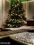 Custom Crystallized Guitar Bling Bedazzled Instrument Acoustic Or Electric Genuine European Crystals 2 small