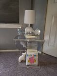 Acrylic Side / End Table "Z" Style - Hand Crafted, Made To Order 2 small