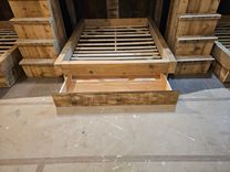 Rustic Barnwood Twin Over Queen Beds 6 small
