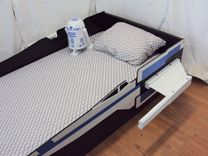 X-Wing T-70 Starfighter Twin Kids Bed Frame - Handcrafted - Children's Bedroom Furniture 2 small