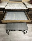 Antique Barn Wood Double Vanity 4 small