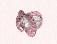 Custom Crystallized Pacifier Baby Nursery Decor Newborn Binkie Bling European Crystals Bedazzled 2 small