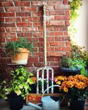 Mosaic Garden Tool - Sculpture Fence Art - Decor Item 2 small