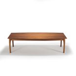 Handmade Dining Table In Solid Wood "Beetleback" 2 small