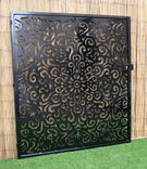 Artistic Mandala Gate - Mandala Art Panel - Floral Entryway Gate - Laser Cut Panel 1 small