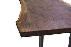 Live Edge Dining Table, Wood Dining Table, Slab Dining Table, Black Walnut Dining Table 3 small