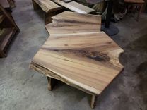 Butternut End Table Coffee Table Or Bench Wide Crotch Grain Very Rare 4 small