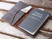 Handmade Cover For Field Notes Card Wallet Scribo Ol' Red Folklore Bison 1 small