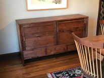 Shaker Sideboard In Walnut And Ash. 4 small