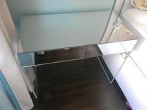 The Lucite Desk; 2 Drawer - Vanity ; Clear, Mirrored, White, Many Colors Options Available 6 small