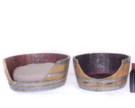 Wine Barrel Pet Bed - Torpor -  Made From Reclaimed California Wine Barrels 6 small