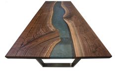 Walnut And Resin River Table / Dining Table / Conference Table 1 small