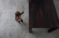 Parsons Table And Bench In Oak 2 small