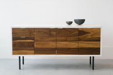 Deskenza - White Lacquer And Walnut 2 small