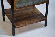 Walnut Continuous Grain End Tables 4 small