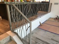Abstract 'Branch' Metal Forged Iron Railing 1 small