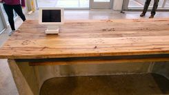 Concrete Desk with Reclaimed Oak Top 5 small