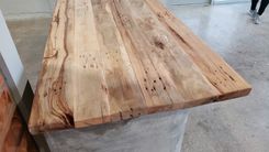 Concrete Desk with Reclaimed Oak Top 6 small