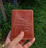 Handmade Leather Wallet Raeda Wickett & Craig Brown We The People Usa 2 small