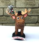 Cute Moose Koala Wedding Topper 1 small