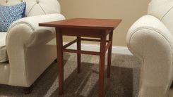 Antikea Danish Modern Coffee And End Table Set In Jatoba And Purpleheart 4 small