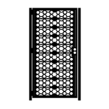 Artistic Metal Gate - Star Tile - Custom Garden Gate - Geometric Gate - Islamic Geometry 1 small