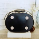 Vintage Check Towel Caddy Holder Nwt Black And White Check Vanity Organizer 5 small