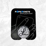 Any Color Crystallized Pop Socket Iphone Grip Bling Initial Genuine European Crystals Bedazzled 2 small
